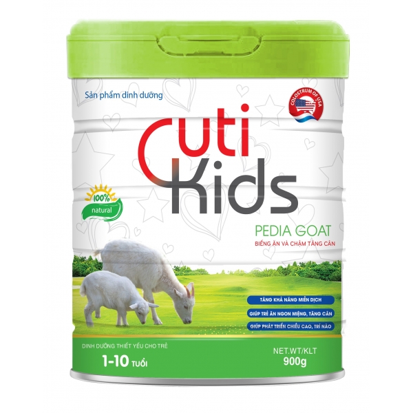 Sữa CutiKids Pedia Goat từ 1-10 Tuổi