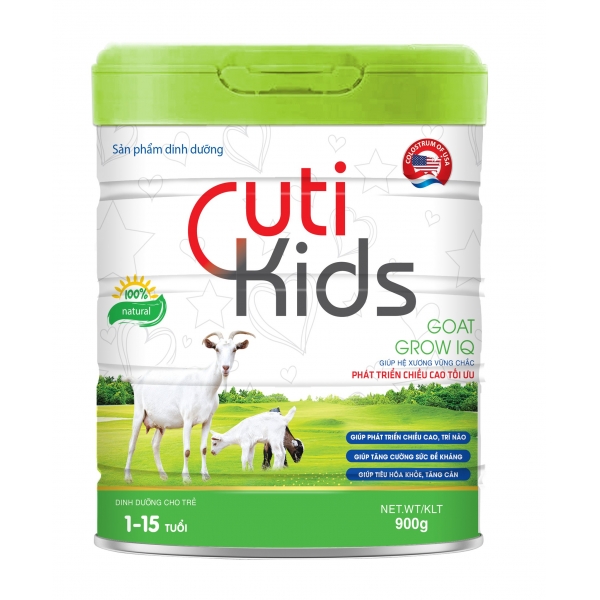 Sữa CutiKids Goat Grow IQ từ 1 - 15 Tuổi