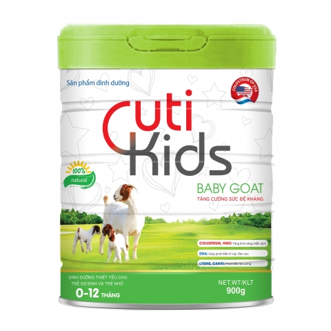 Sữa CutiKids Baby Goat từ 0-12 Tháng tuổi