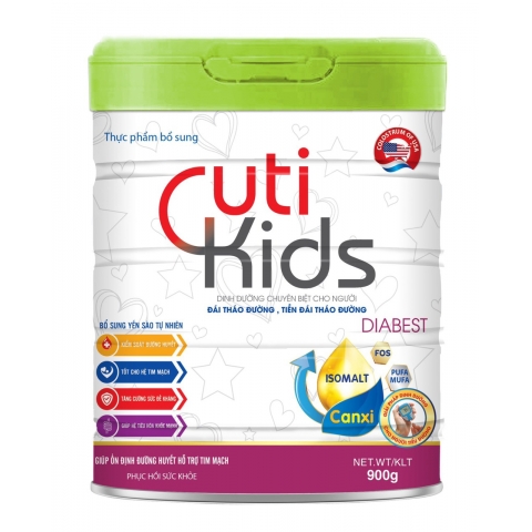 Sữa CutiKids DIABEST sản phẩm dành cho người đái tháo đường tiền đái tháo đường
