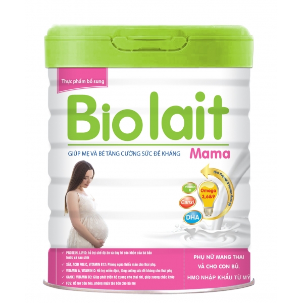 Bio lait giúp mẹ và bé tăng cường sức đề kháng